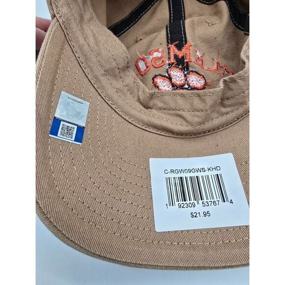 Clemson 47 Clean Up Adjustable Dad Hat With Embroidered Paw Logo - Picture 7 of 10